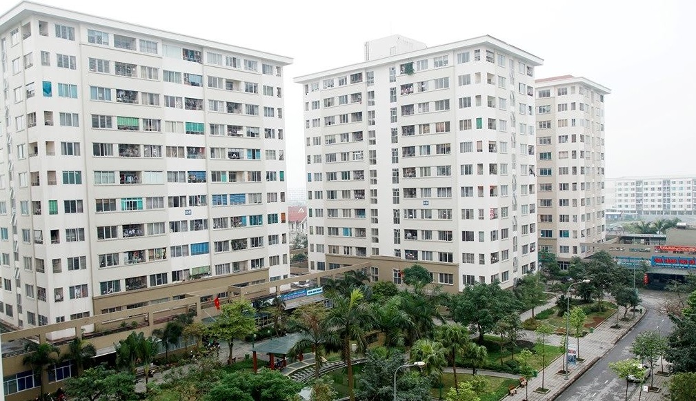 hình ảnh các tòa nhà ở xã hội đã xây dựng xong và đi vào sử dụng