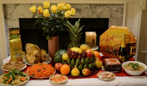 m&acirc;m c&uacute;ng lễ nhập trạch