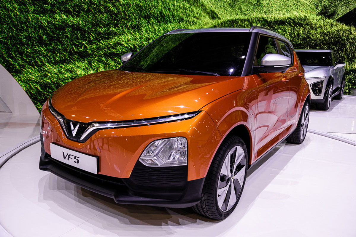 VF5 có kiểu dáng tương đối đơn giản.