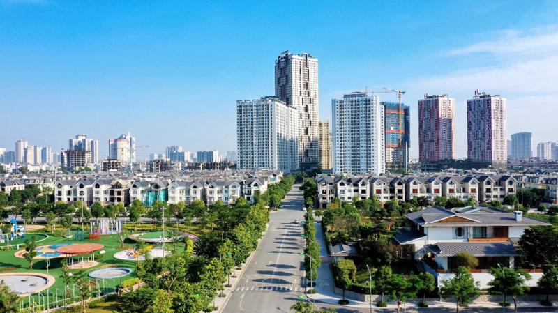 một góc khu đô thị Dương Nội, quận Hà Đông, TP. Hà Nội