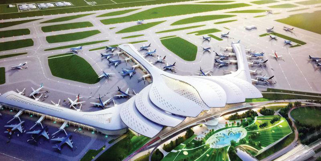 phối cảnh dự án sân bay Long Thành