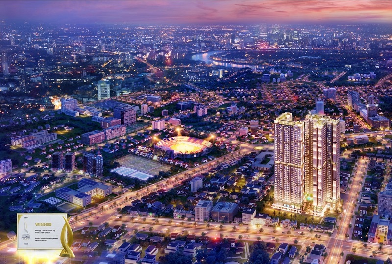 Khu phức hợp căn hộ thông minh trung tâm TP Thủ Dầu Một - Happy One Central do Vạn Xuân Group làmchủ đầu tư.