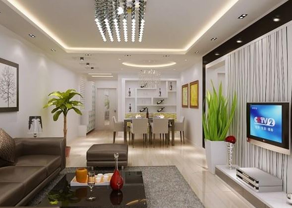Kh&ocirc;ng gian sinh hoạt chung gồm ph&ograve;ng kh&aacute;ch v&agrave; khu bếp ăn được thiết kế tr&ecirc;n tầng 2 nh&agrave; ống kết hợp kinh doanh.