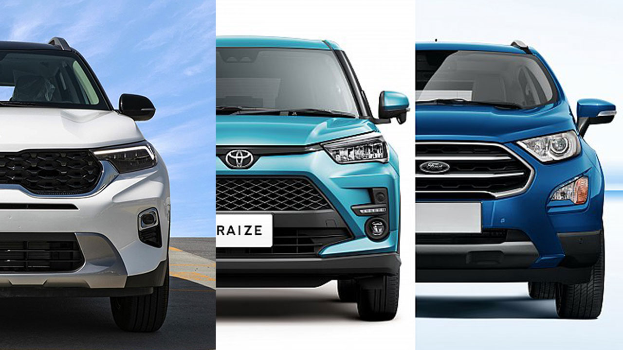Kia Sonet, Toyota Raize v&agrave; Ford EcoSport.