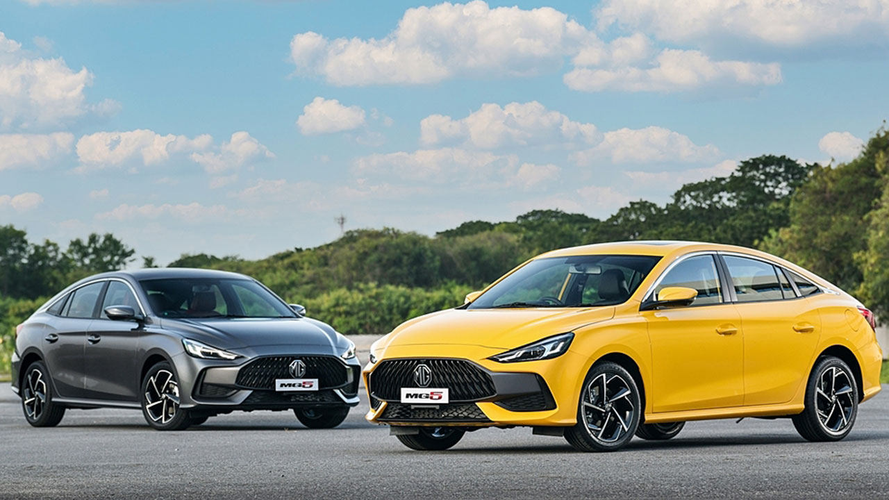 MG 5 được thiết kế theo phong c&aacute;ch Coupe Sedan thể thao.