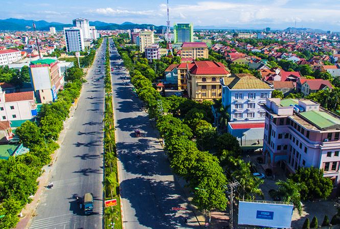 Một góc TP. Vinh, tỉnh Nghệ An