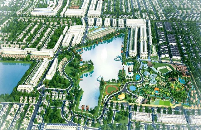 phối cảnh khu đô thị du lịch sinh thái