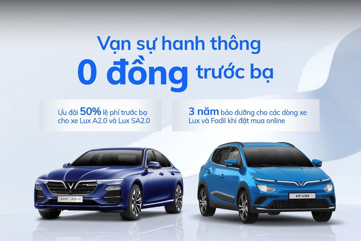 Ưu đãi mua xe VinFast.