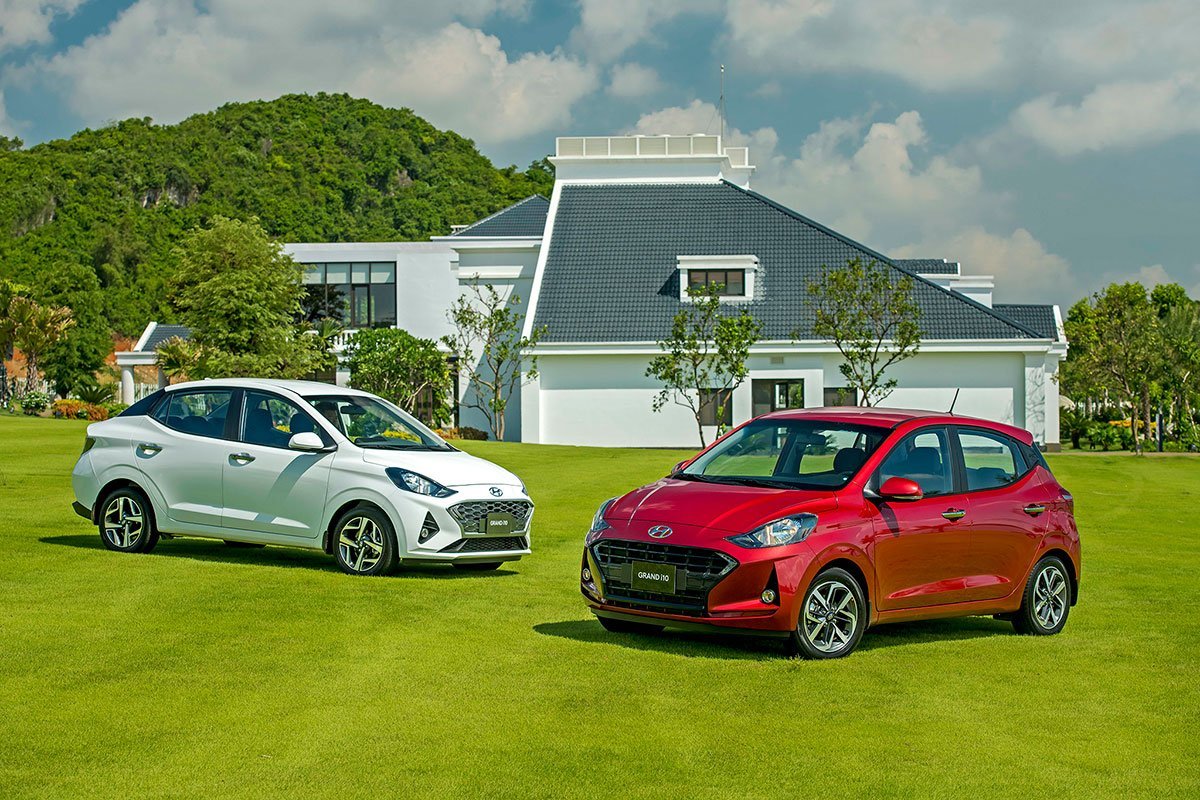 Hyundai Grand i10 giảm nhẹ trong tháng 1.