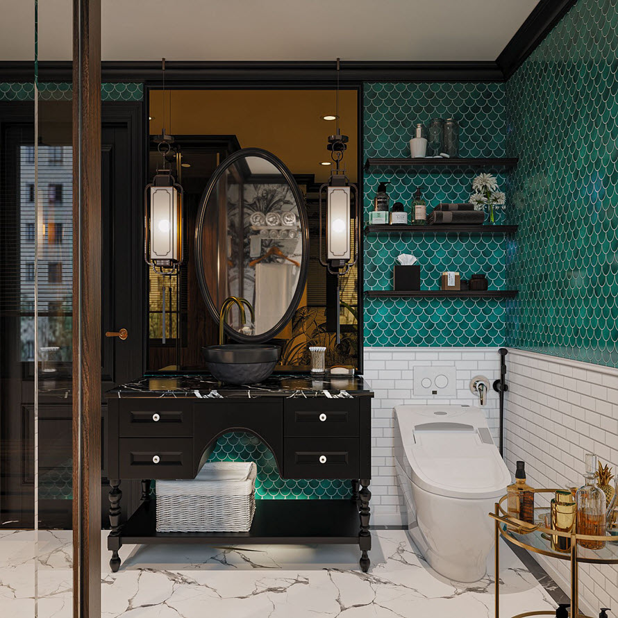 Thiết kế nội thất Indochine chắc chắn sẽ mang lại cho gia chủ những trải nghiệm th&uacute; vị khi sống trong căn hộ n&agrave;y.