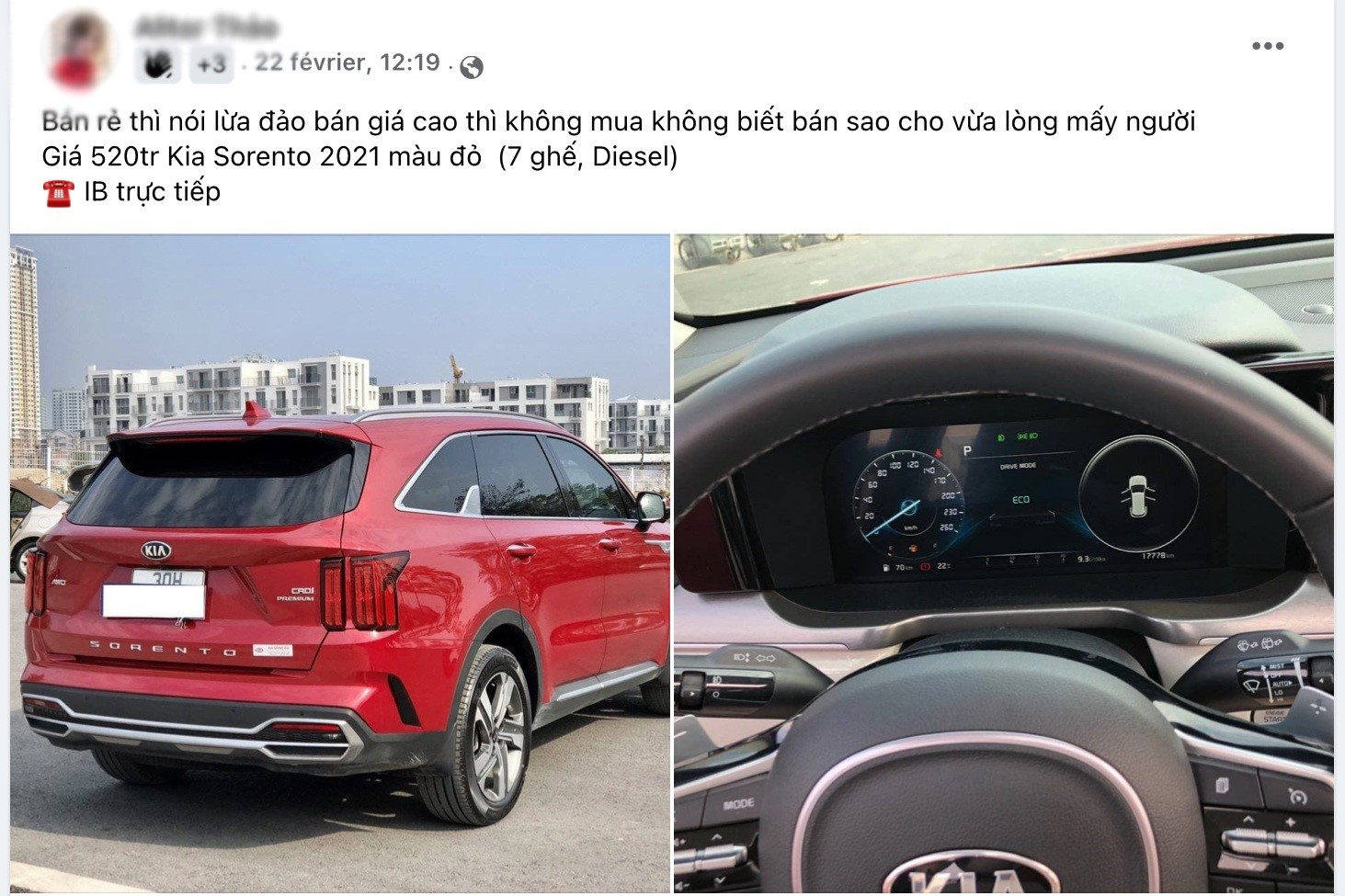 Kia Sorento 2021 "siêu lướt" chào giá 520 triệu đồng, dân mạng hoài nghi chất lượng 1