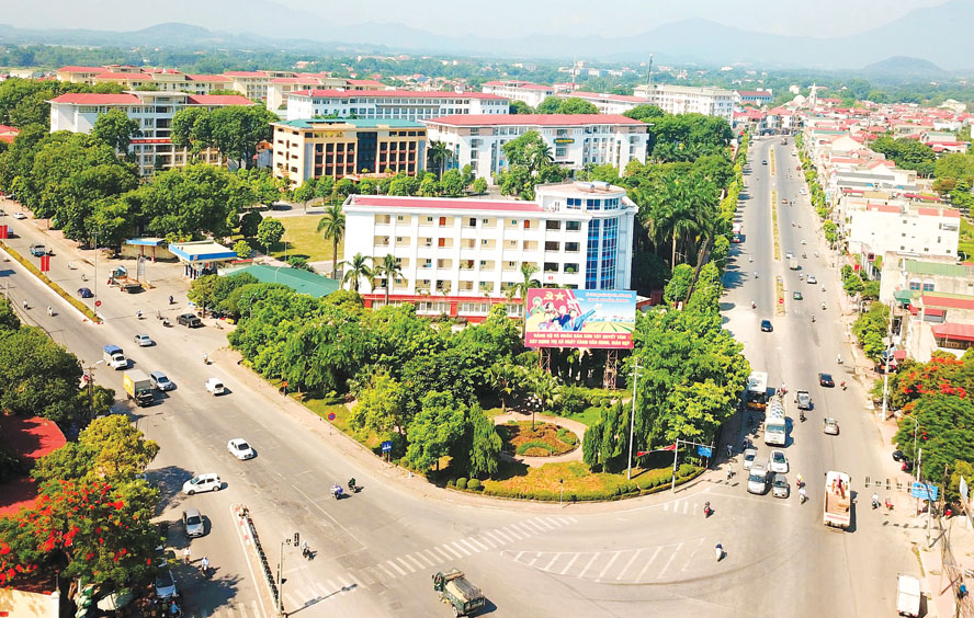 Một g&oacute;c thị x&atilde; Sơn T&acirc;y