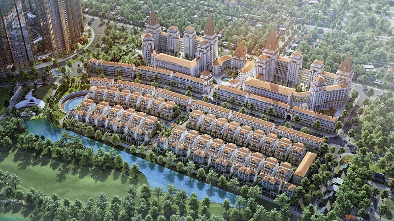 Phối cảnh tổng thể dự án Khu đô thị Sunshine Wonder Villas
