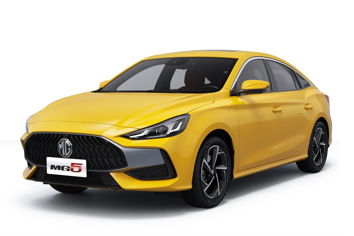Ngoại h&igrave;nh MG5 bắt mắt ở nhiều g&oacute;c độ.