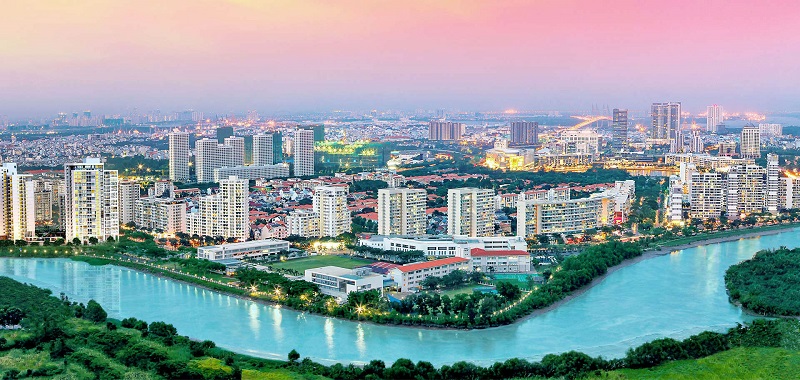 Một “view” nhìn thực tế của Viva Plaza về Phú Mỹ Hưng với cảnh quan tuyệt đẹp.