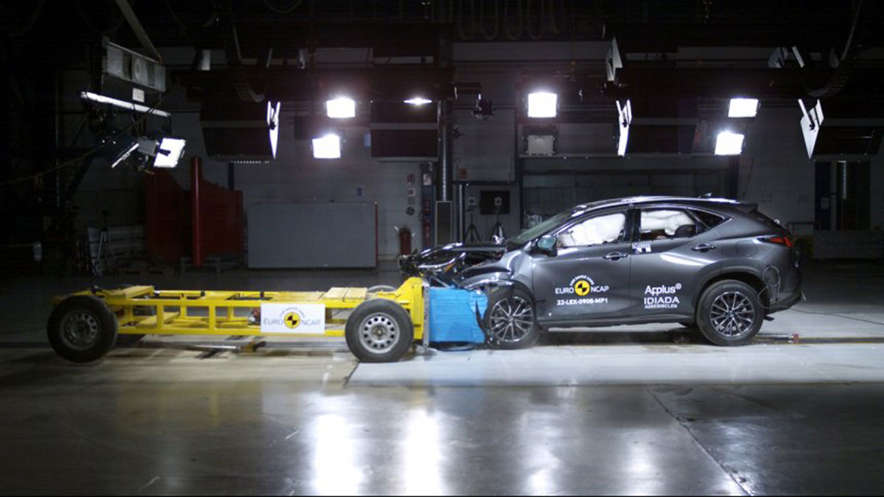 Lexus NX 2022 đạt ti&ecirc;u chuẩn an to&agrave;n 5 sao của Euro NCAP 1.