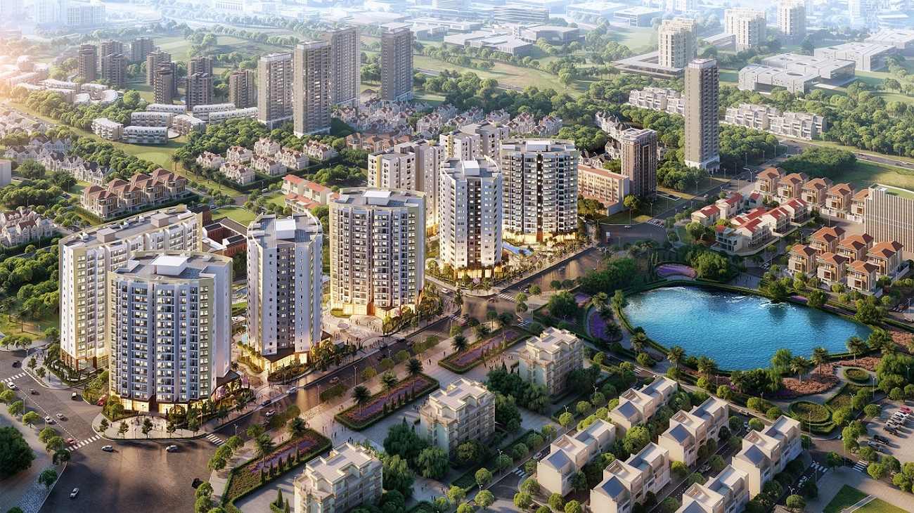 Phối cảnh dự án Le Grand Jardin
