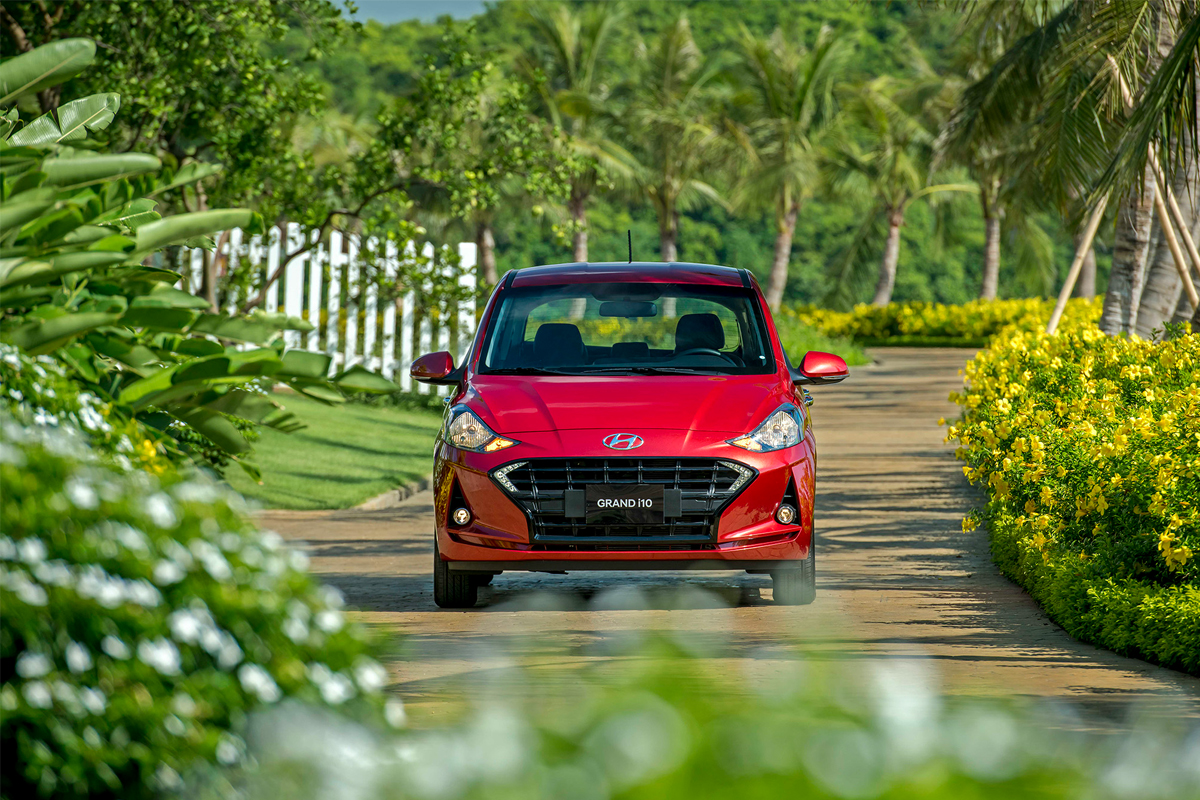 Grand i10 là mẫu xe duy nhất của Hyundai tăng trưởng dương trong tháng 2.