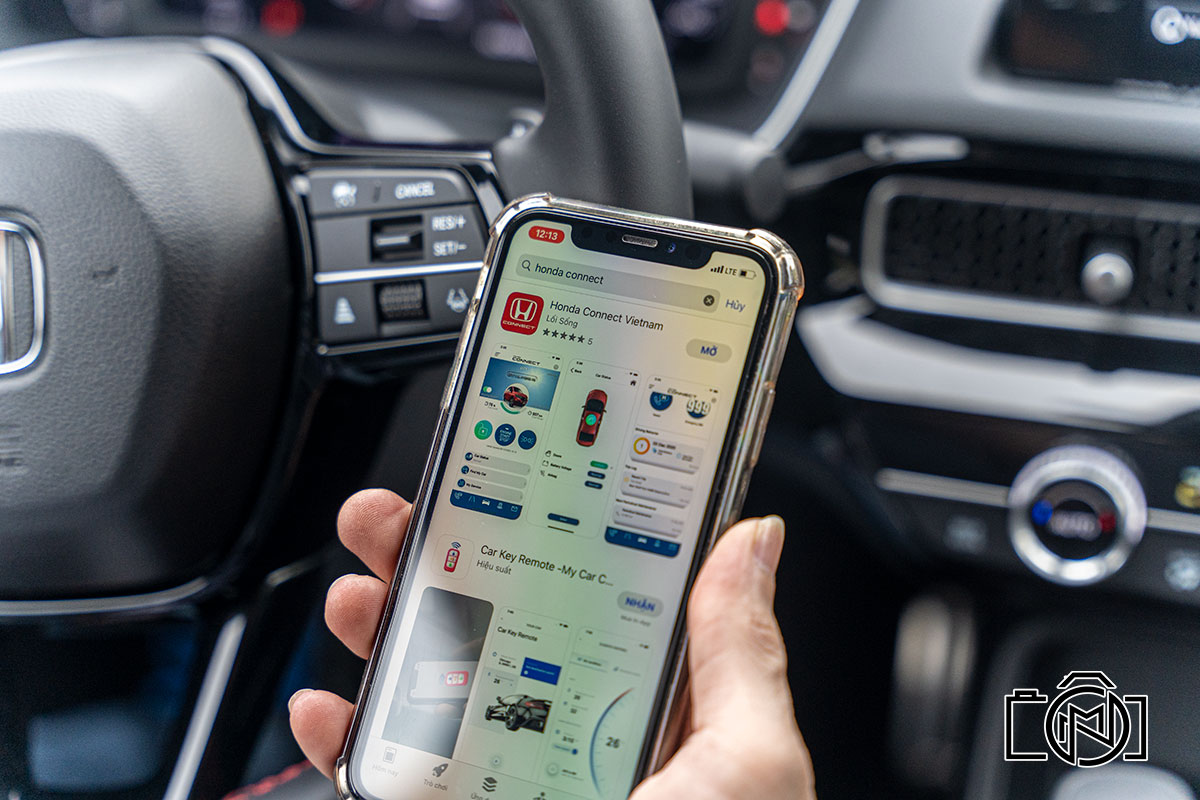 Ứng dụng Honda Connect lần đầu tiên xuất hiện trên Honda Civic 2022.