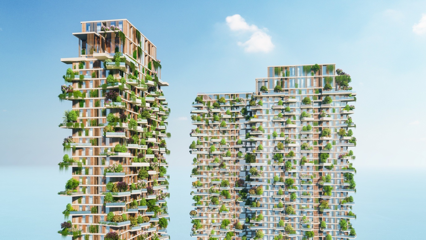 A picture containing tower, apartment buildingDescription automatically generated