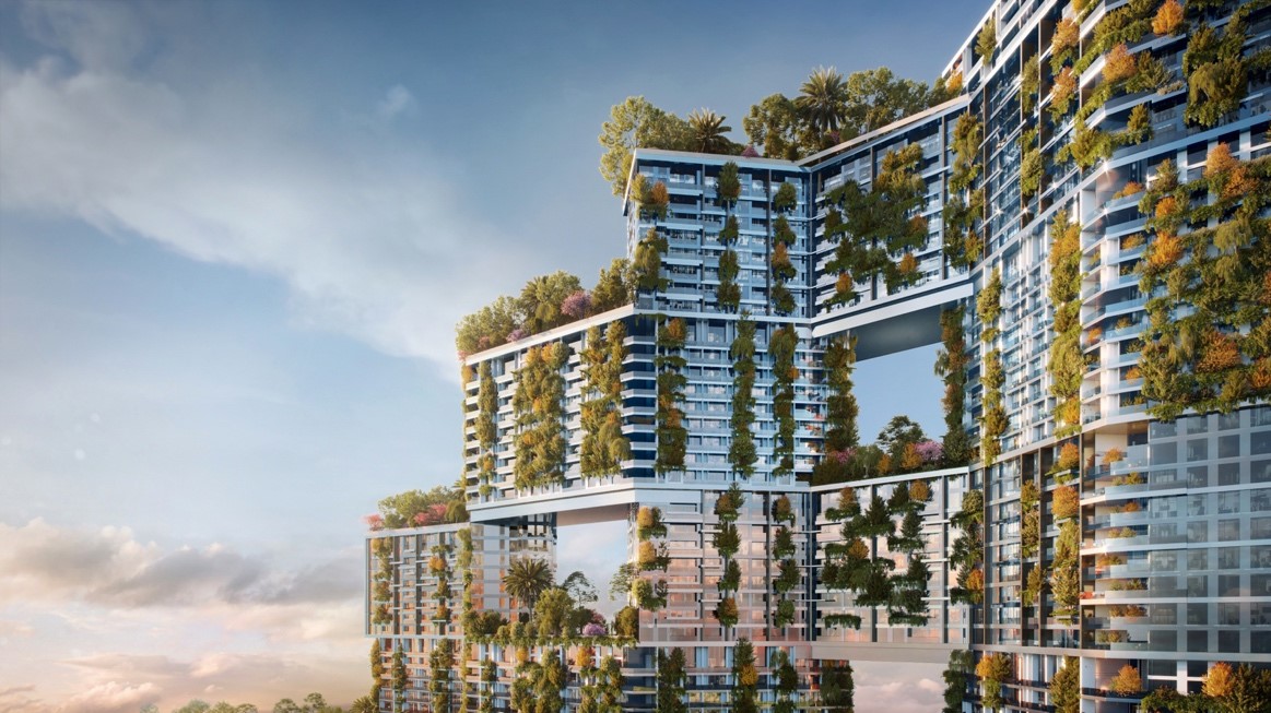 A picture containing sky, outdoor, building, apartment buildingDescription automatically generated