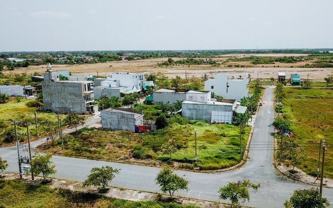 hình ảnh khu dân cư thưa thớt minh họa cho đất thương mại, dịch vụ