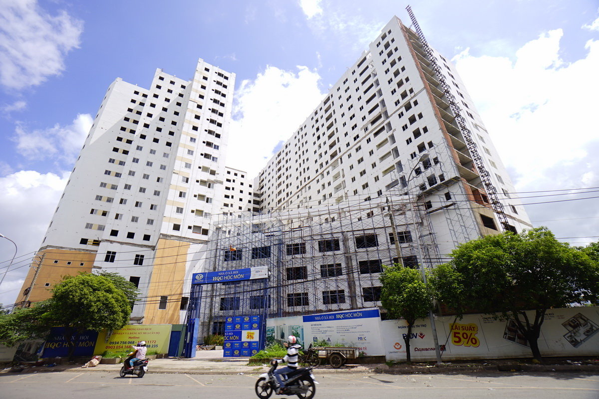 Một dự &aacute;n nh&agrave; ở x&atilde; hội tại TP.HCM.