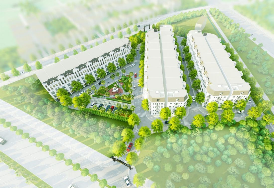Phối cảnh tổng thể dự án đất nền Yên Trung Residence