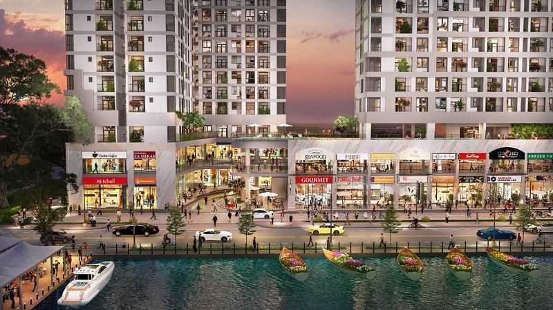 Điểm nhấn Đại lộ shop phố chợ “trên bến dưới thuyền” đầu tiên tại Sài Gòn