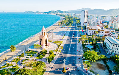 Một góc TP. Nha Trang, tỉnh Khánh Hòa.