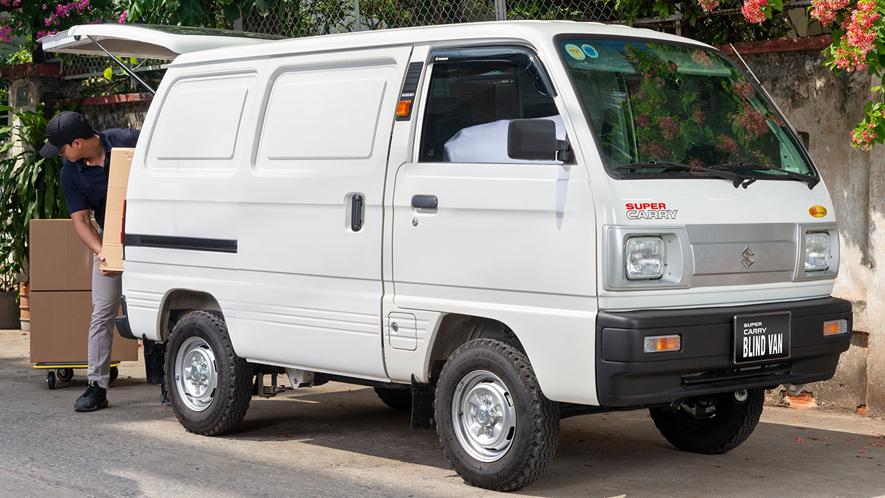 Suzuki Blind Van l&agrave; mẫu xe tải nhẹ nhỏ gọn, linh hoạt nhất tr&ecirc;n thị trường.