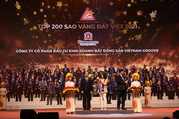 VietnamGroove nhận giải thưởng danh giá Sao Vàng Đất Việt 2021