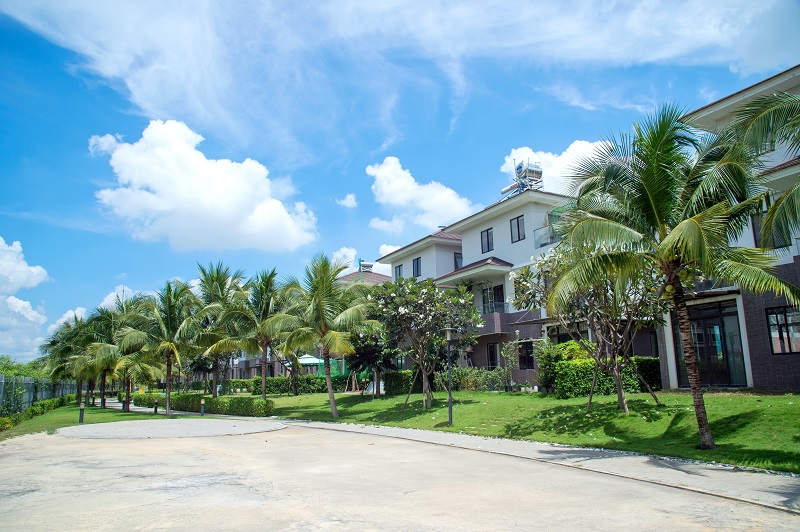  Một góc khu biệt thự Valora Island thuộc Mizuki Park được nhiều “đại gia” sở hữu.