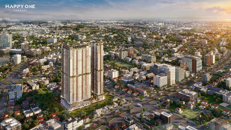 Kh&ocirc;ng gian căn hộ Happy One Central. Ảnh: Vạn Xu&acirc;n Group