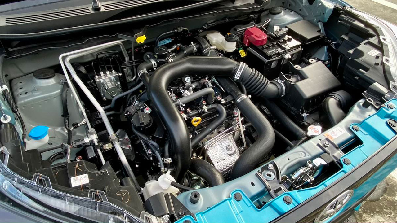 Động cơ tăng áp 1.0L trên Toyota Raize.