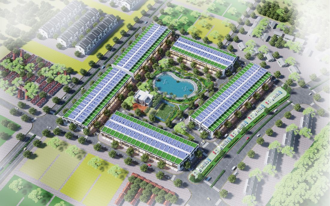 Phối cảnh tổng thể dự án Yên Dũng Green Park