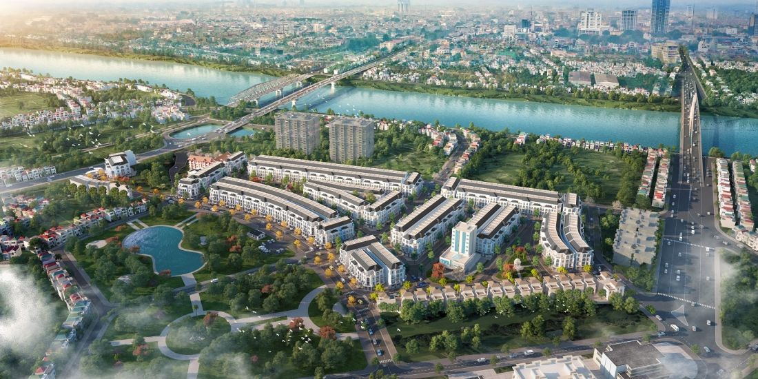 Phối cảnh tổng thể dự án Khu đô thị Mỹ Độ Vista City Bắc Giang