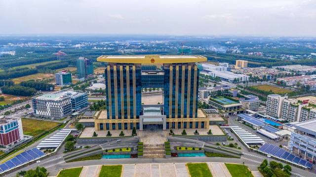 Trung tâm hành chính tỉnh Bình Dương tại TP. Thủ Dầu Một. 