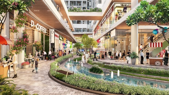 Thiết kế từng căn shop riêng biệt, độc đáo
