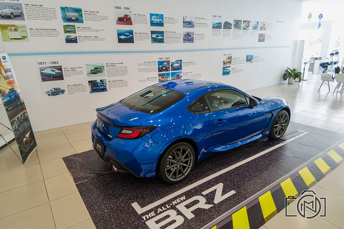 Thiết kế đu&ocirc;i xe Subaru BRZ 2022.