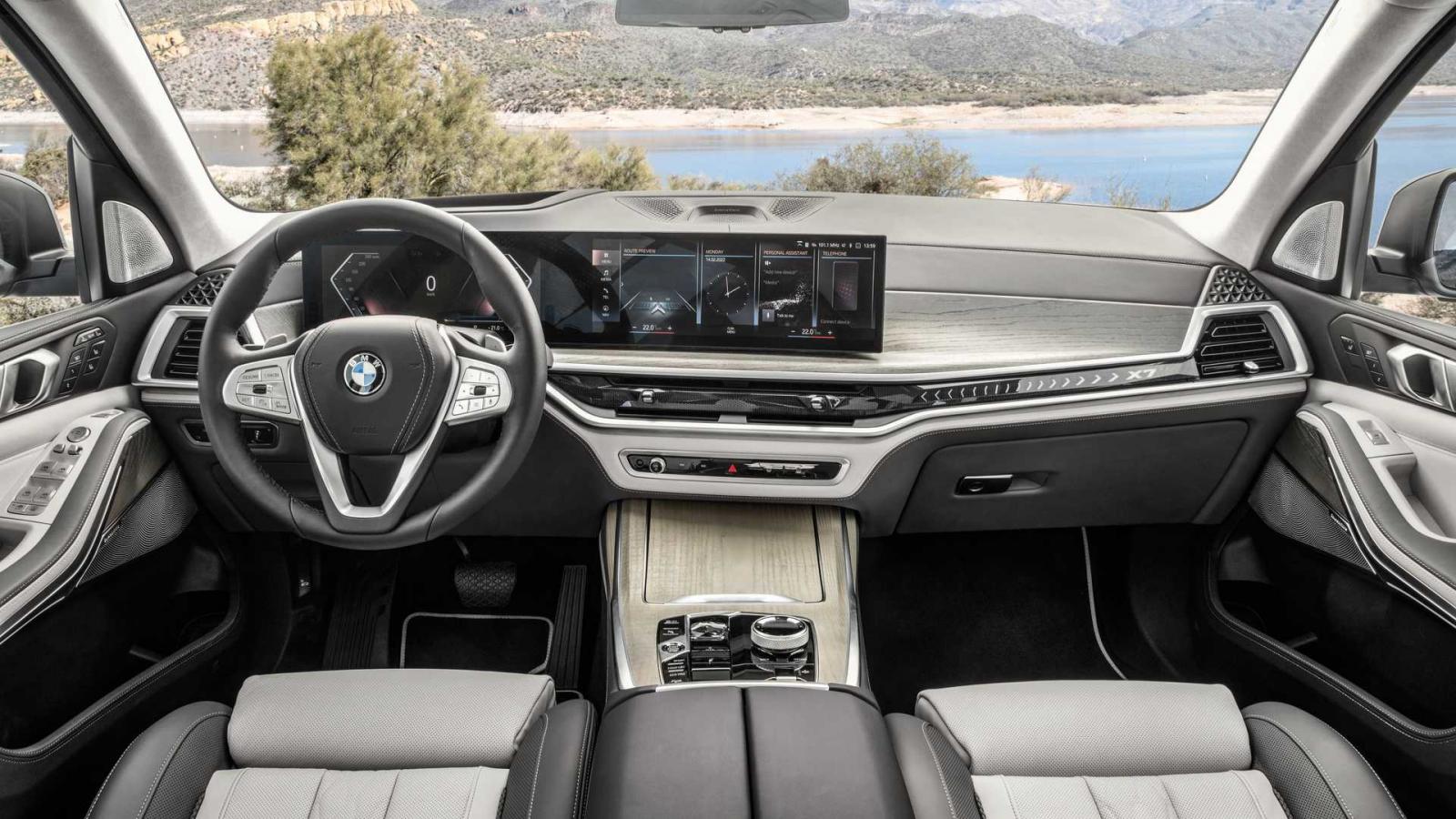 BMW X7 2023 nội thất.