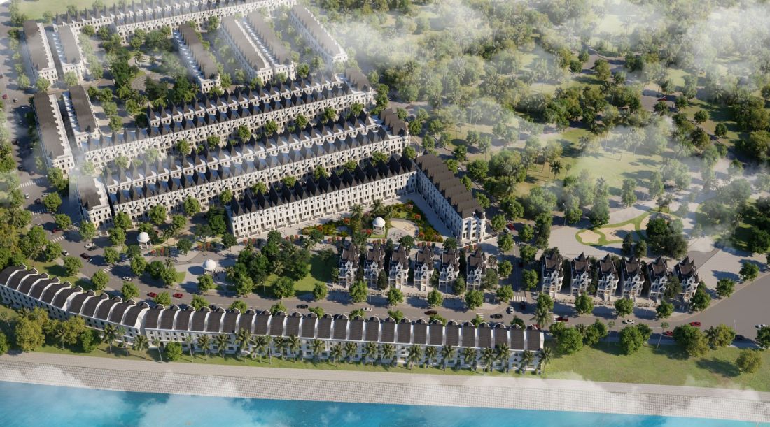 Phối cảnh tổng thể dự án biệt thự Green Center Villas
