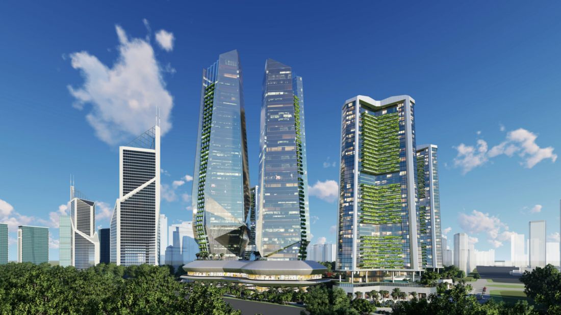 Phối cảnh tổng thể dự án Sunshine KS Finance Hà Nội