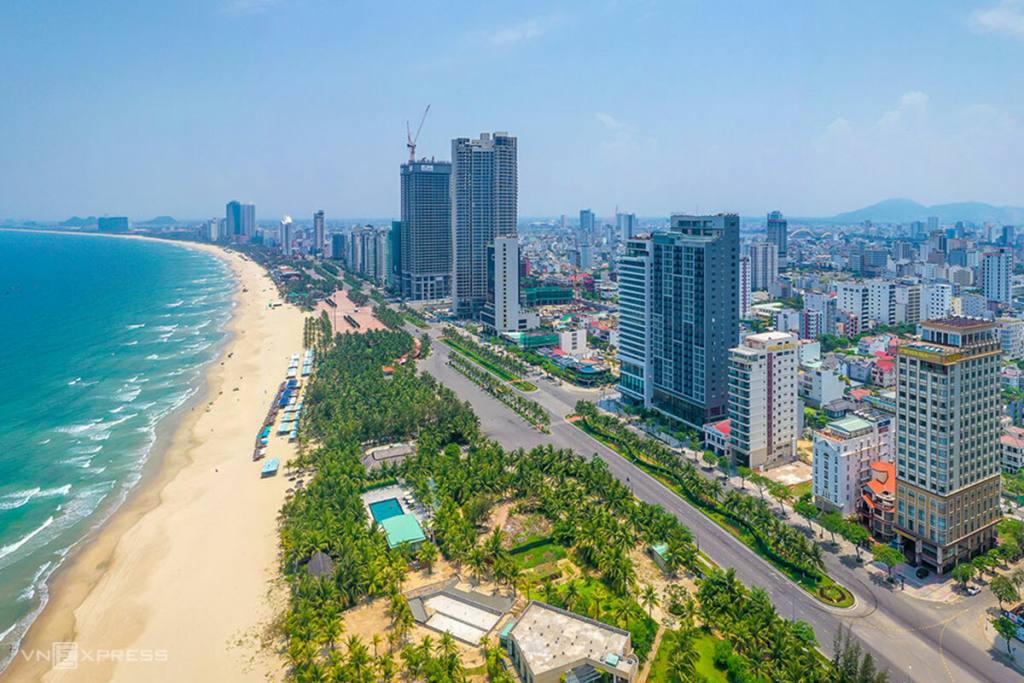 H&igrave;nh ảnh một g&oacute;c TP. Đ&agrave; Nẵng nh&igrave;n từ tr&ecirc;n cao