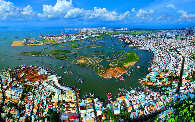 Bà Rịa - Vũng Tàu nhìn từ trên cao