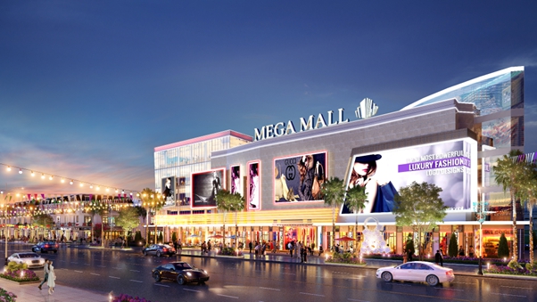 Trung tâm thương mại quy mô 3 tầng ngay tại dự án Mega Royal City