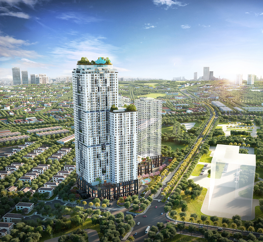 Phối cảnh tổng thể dự án Bid Residences