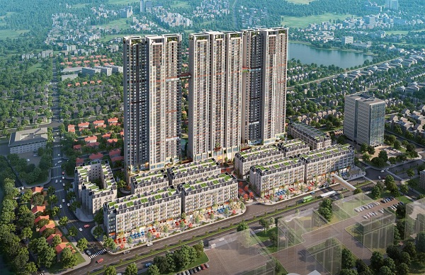 Phối cảnh tổng thể dự án The Terra An Hưng