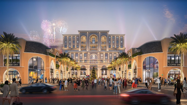 Đông Phương Diamond Central cung cấp 66 căn nhà phố kim cương và nhiều căn shophouse trung tâm thương mại