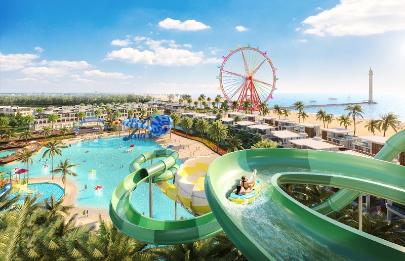 Đô thị biển Venezia Beach đang trở thành tâm điểm sáng giá phía Nam (Ảnh render)